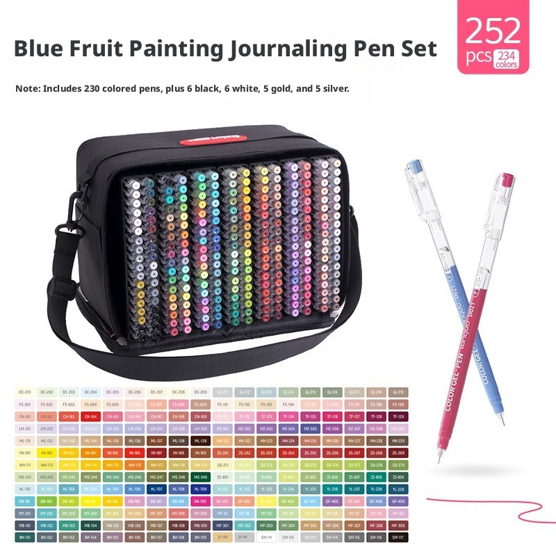 Correction Pen Fine - Conjunto de 252 Canetas de Gel
