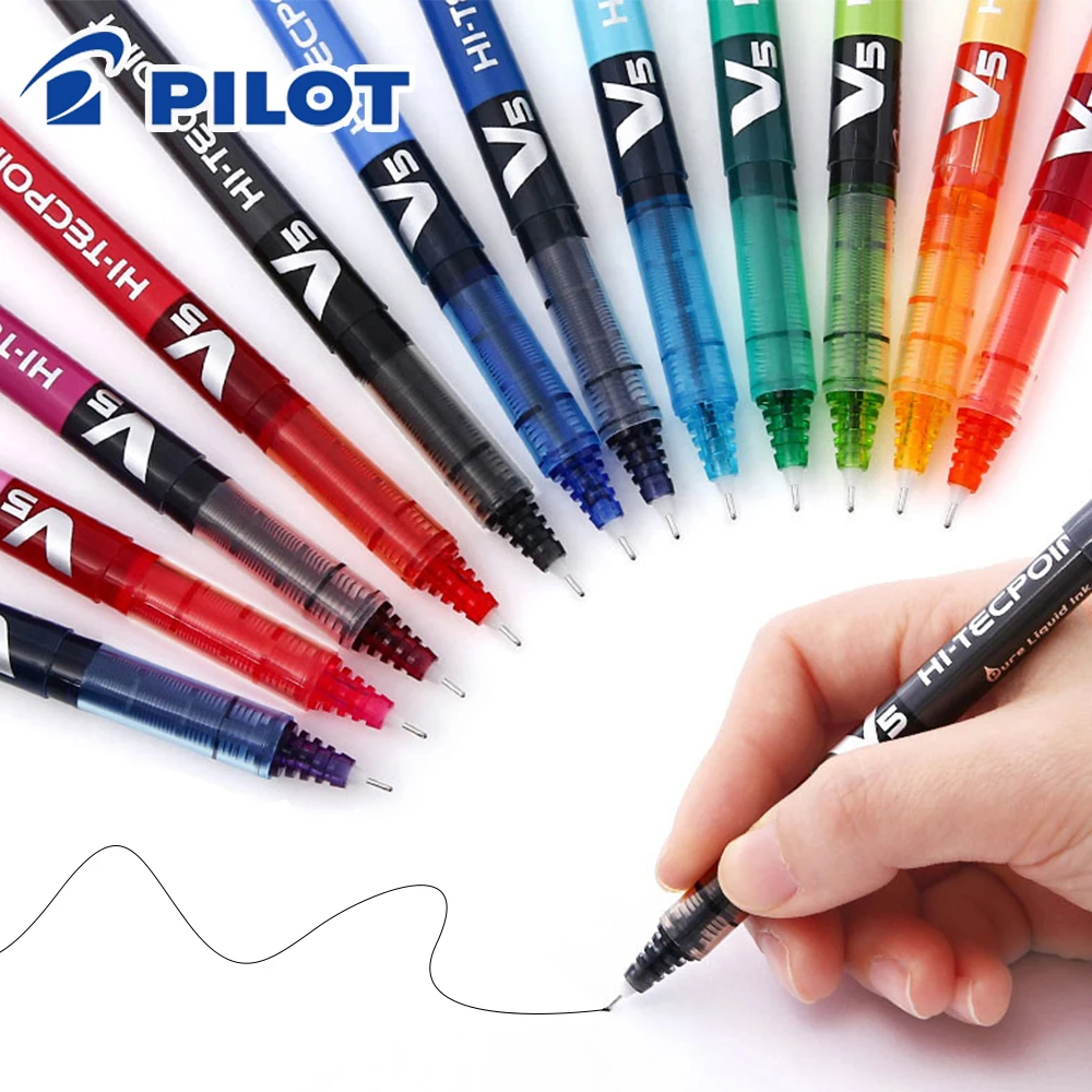 Pilot Pen V5 - 3 pçs japão piloto gel canetas