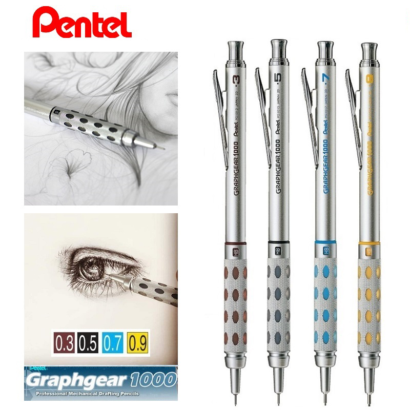 Pentel Pen Energel - Japão pentel lápis mecânico graphgear 1000