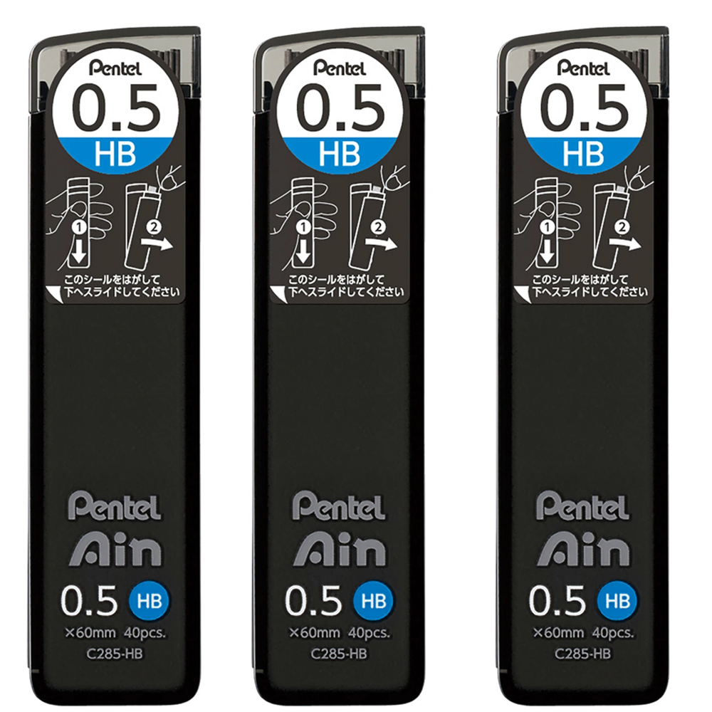 Pentel Pen Energel - Pacote de 3 - Conjunto de