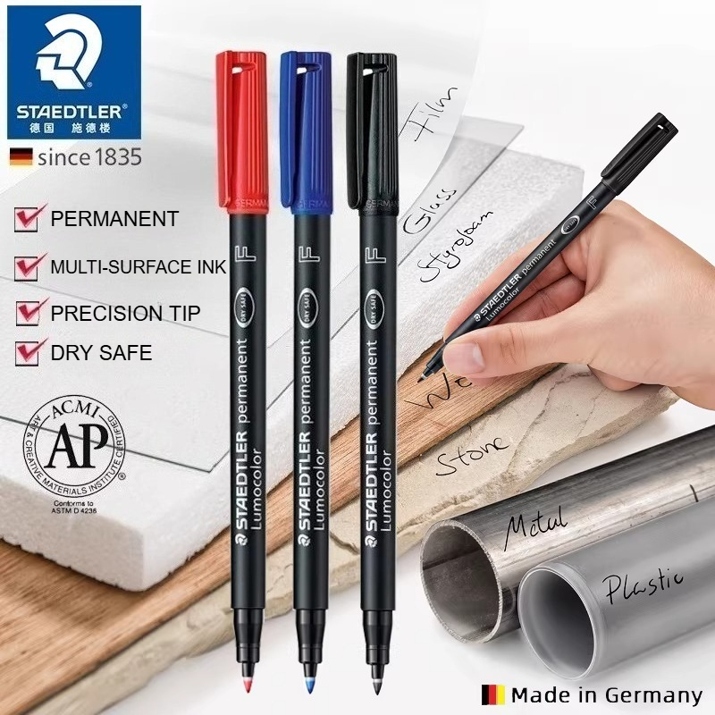 Staedtler Pencil Lumocolor - 1 caneta universal Staedtler Lumocolor, ponta