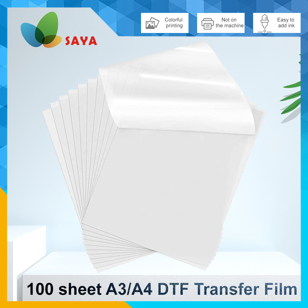 Ink Blotter Paper - 50/100 Folhas de Filme DTF A3/A4,