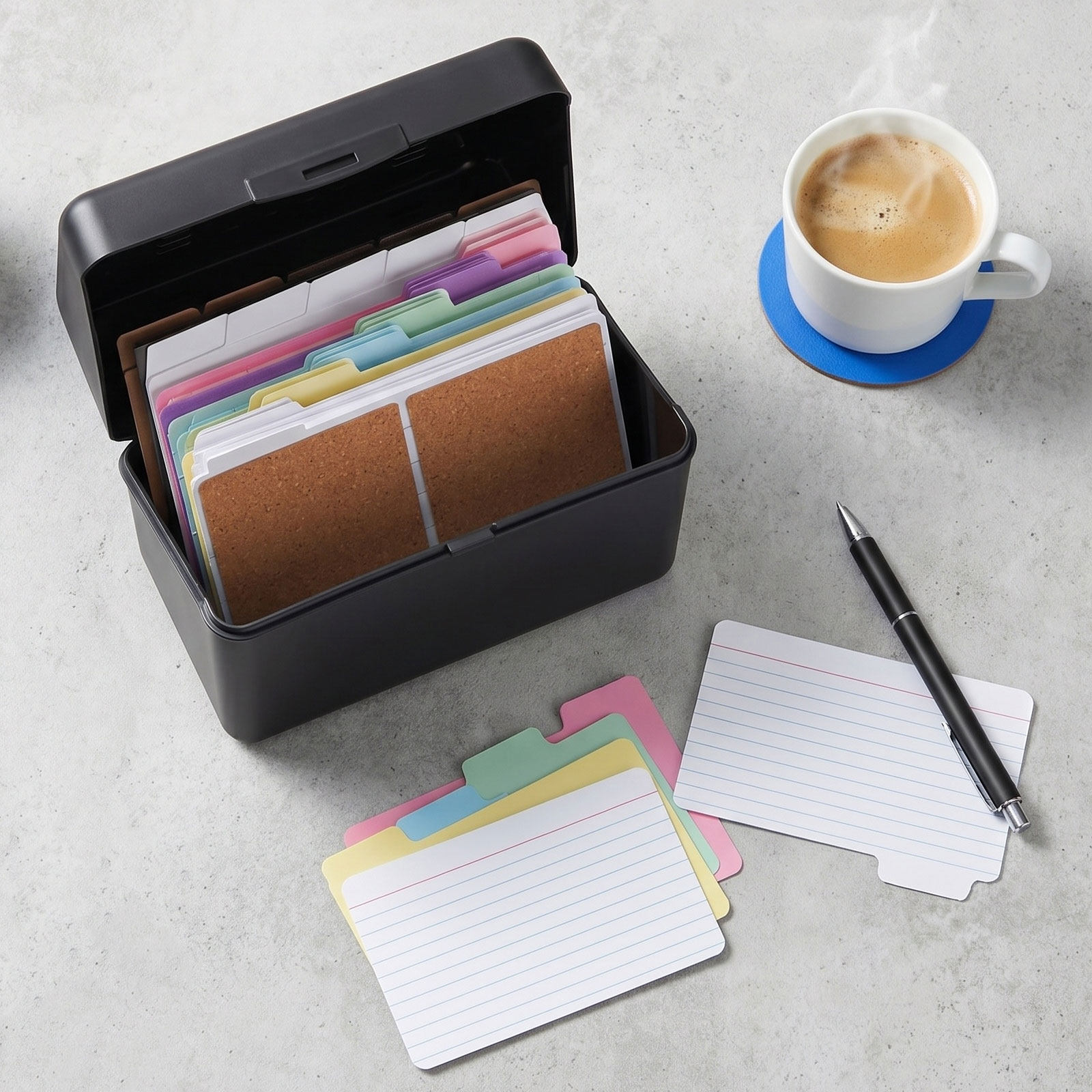 2 Conjuntos de Caixas Organiza - Card Index Box avaliação e preço