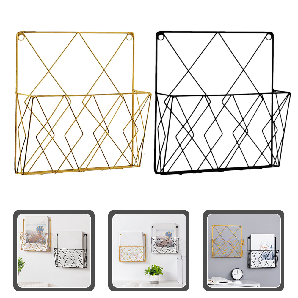 2 Peças Organizador de Arquivo - Magazine Holder Rack avaliação e preço