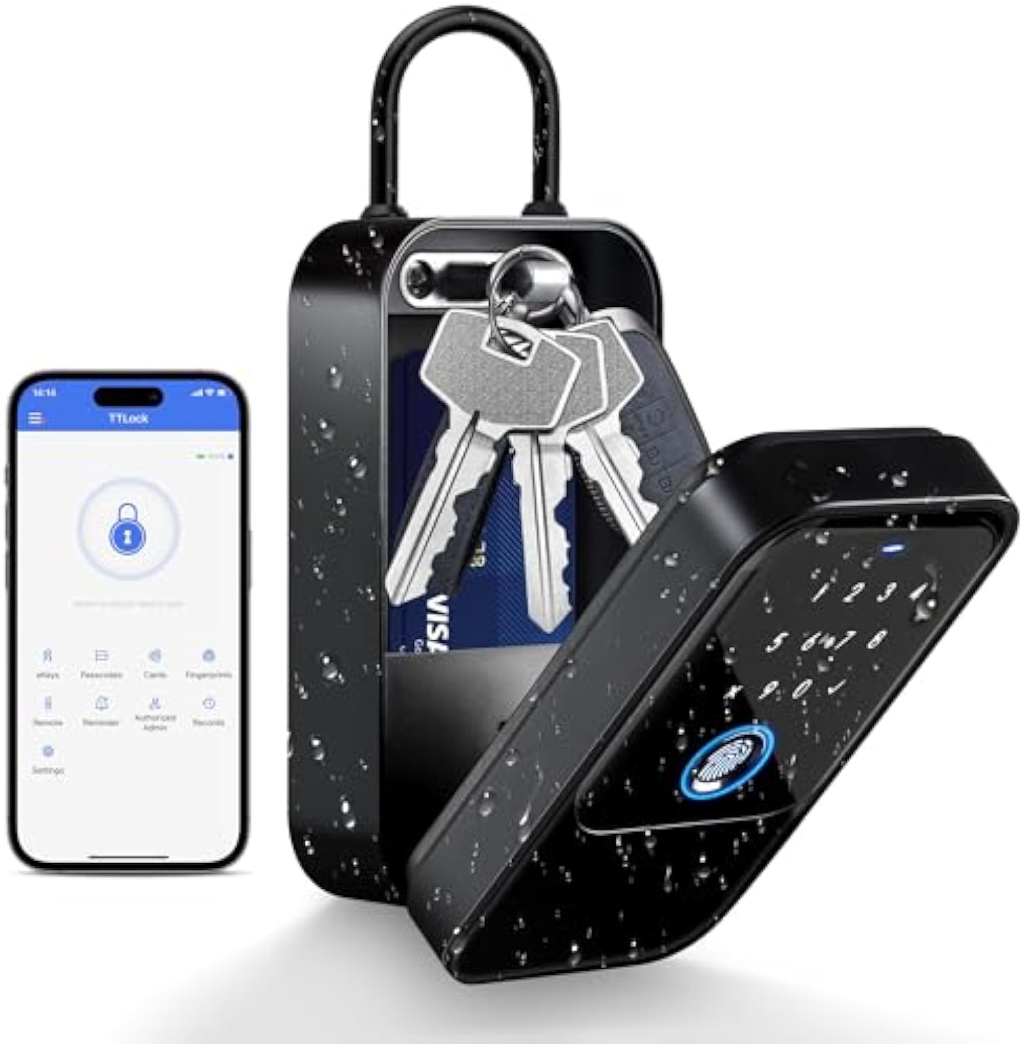 Sem fio Smart Key Lock Box, Có - Letter Opener Brass avaliação e preço
