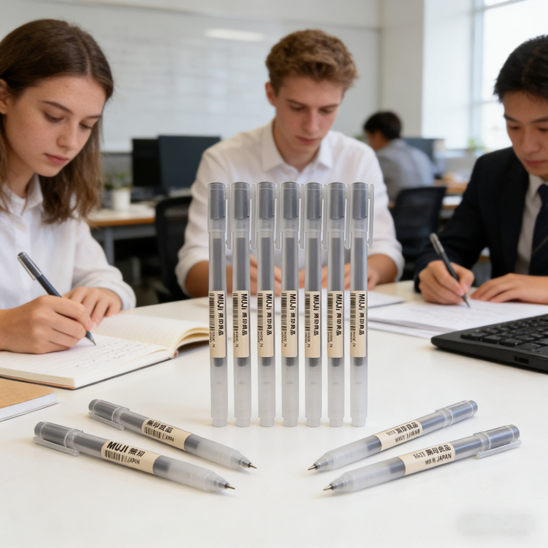 Canetas de Gel Estilo MUJI (6/ - Muji Stationery Gel Pen avaliação e preço