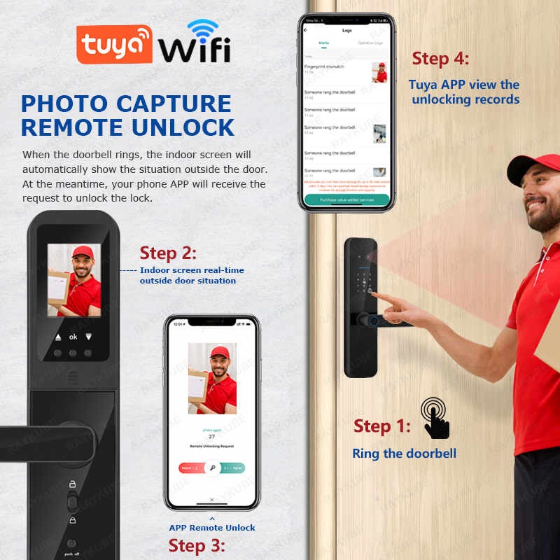 Raykube f008 tuya wifi olho má - Letter Opener Brass avaliação e preço