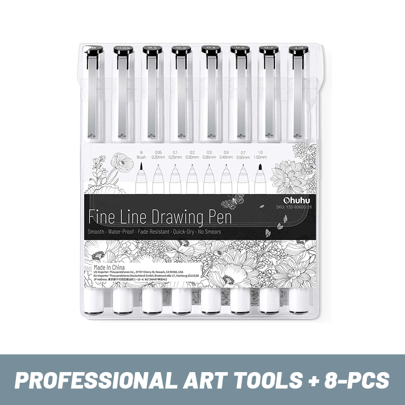 Ohuhu micro caneta fineliner c - Correction Pen Fine avaliação e preço