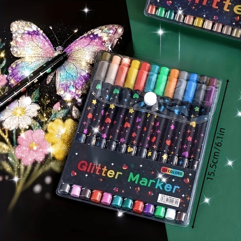 Canetas de Glitter Dupla Ponta - Correction Pen Fine avaliação e preço