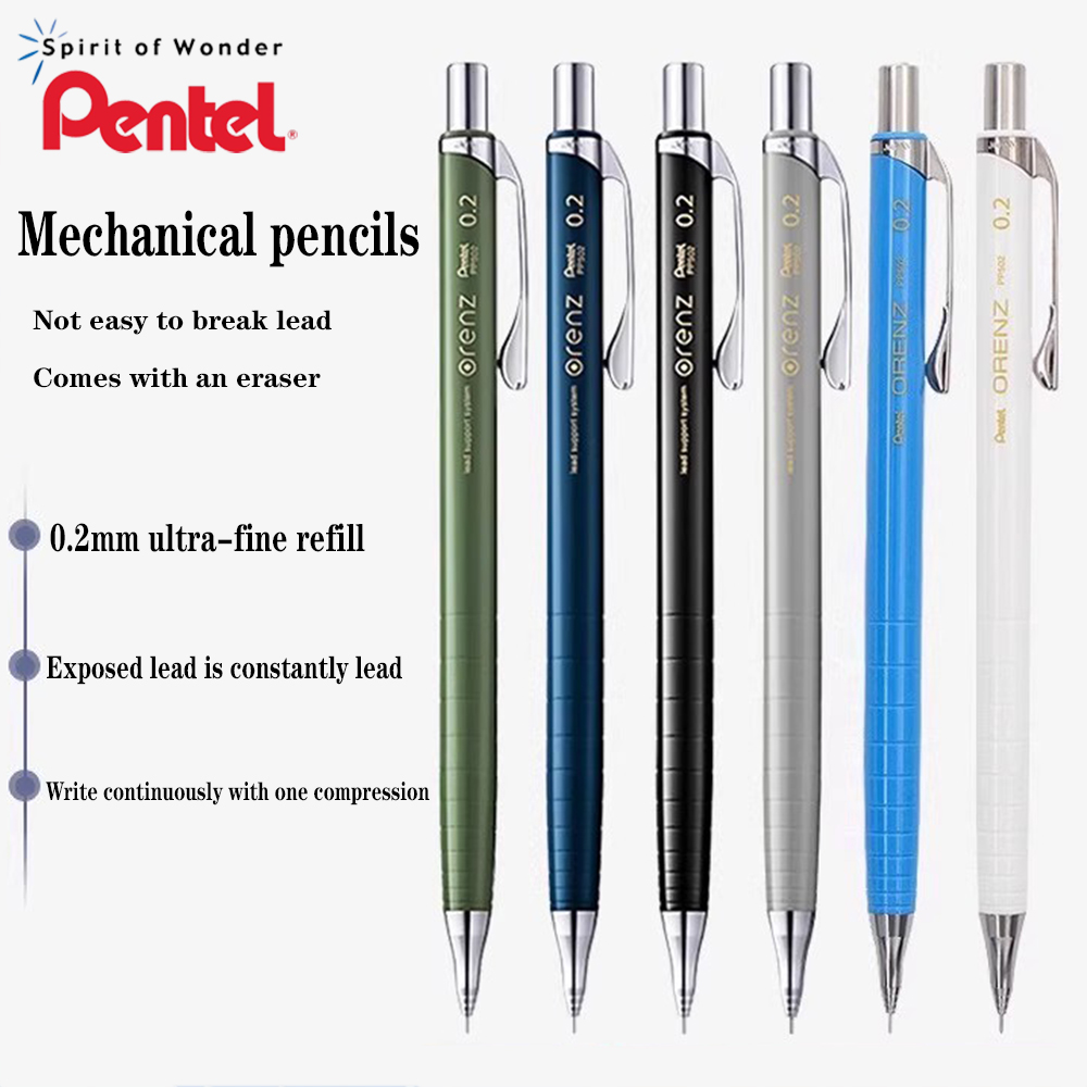 Lápis Mecânico Pentel Orenz 0. - Pentel Pen Energel avaliação e preço